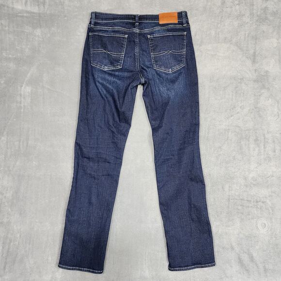 Lucky Brand Jeans Mid Rise Straight Sweet Size 10/30 Dark Wash - Picture 2 of 13